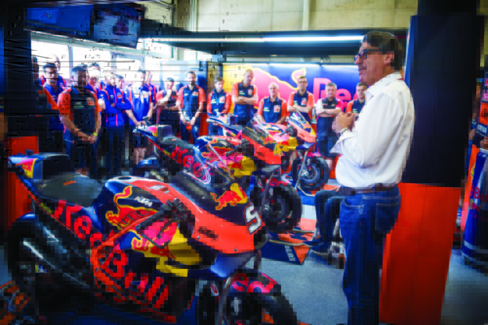 Stefan Pierer 2019 MotoGP Austria Photo Courtesy of KTM Images/Philip Platzer
