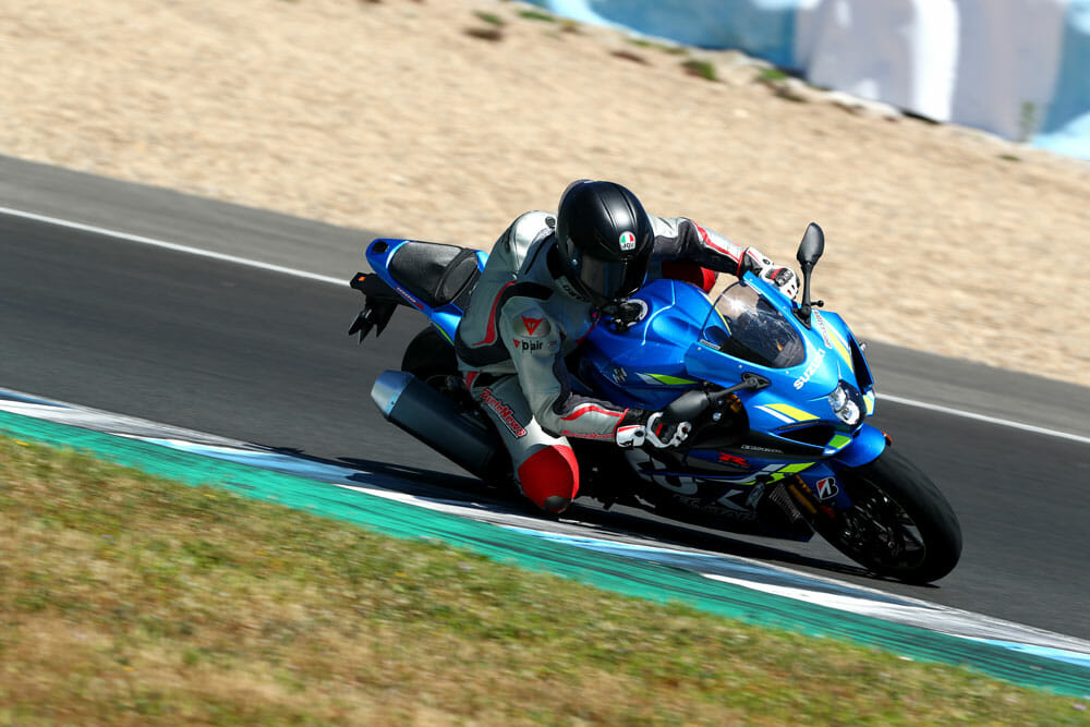 Chasing lap times on the 2018 Suzuki GSX-R1000R.