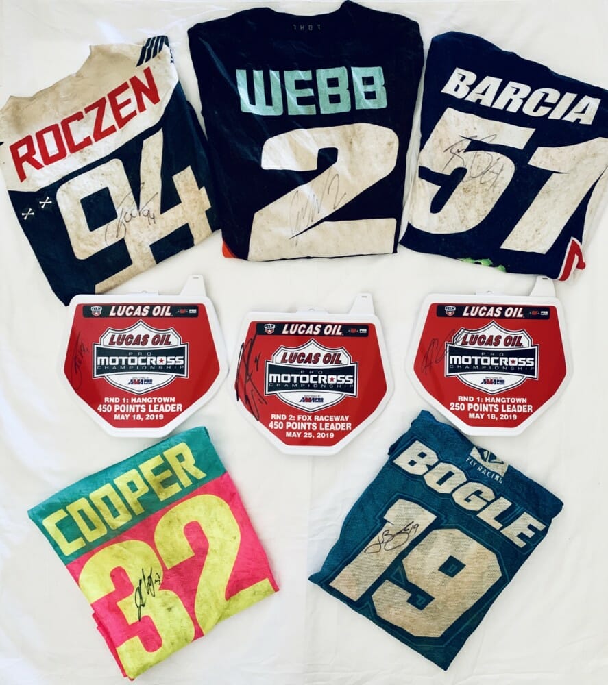 2019 Road 2 Recovery MX Memorabilia Mania eBay Auction