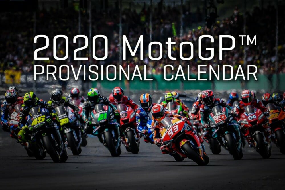 2020 MotoGP Provisional Calendar Released