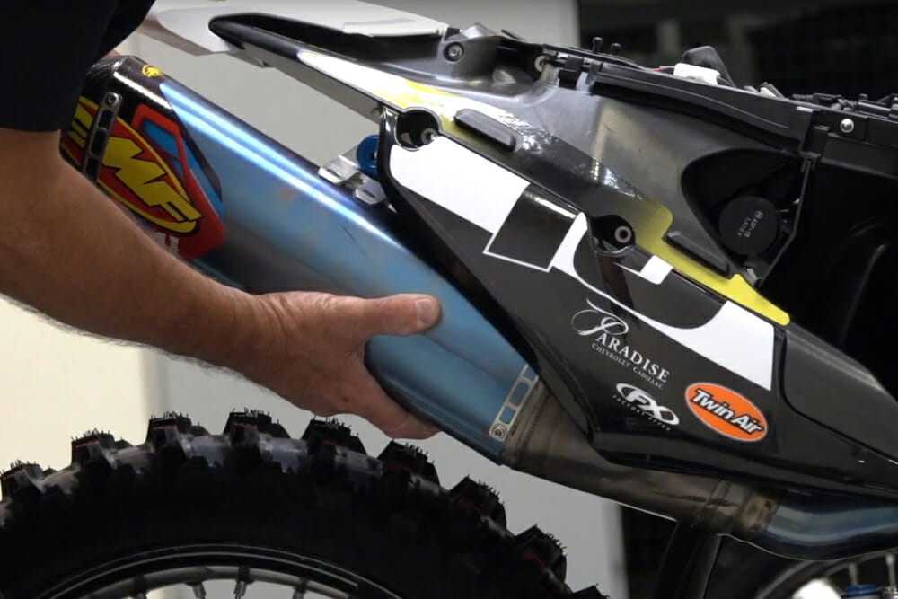 Team Rockstar Energy Husqvarna Racing assembles the MXoN bikes for the upcoming 2019 event