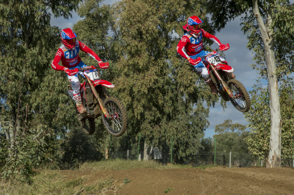 Multi-National Team HRC Prepares for the Motocross of Nations