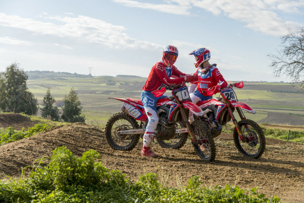 Multi-National Team HRC Prepares for the Motocross of Nations