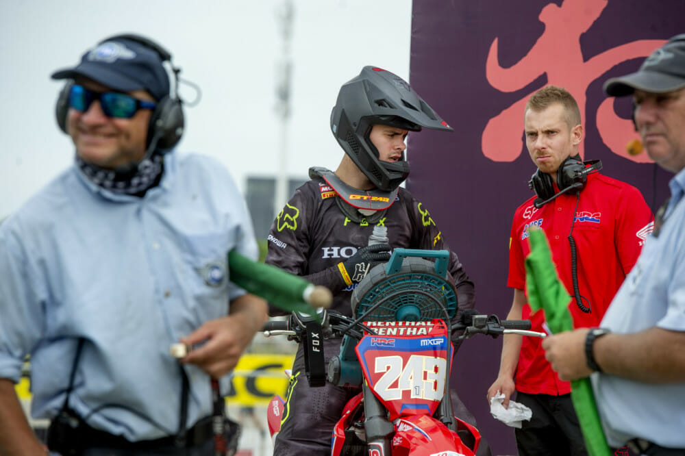 Multi-National Team HRC Prepares for the Motocross of Nations