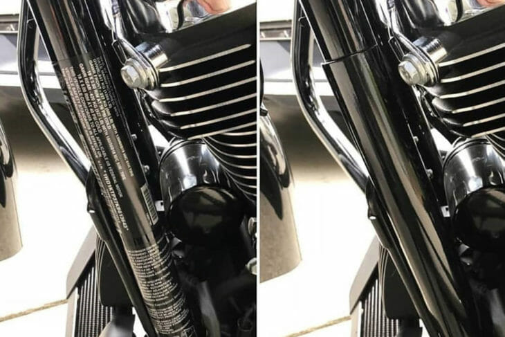 Invisi-VIN: Conceal and protect Harley VIN sticker magnetically.