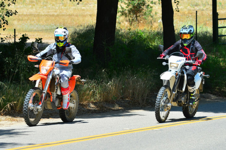 Suzuki DR-Z400S And KTM 500 EXC Comparison