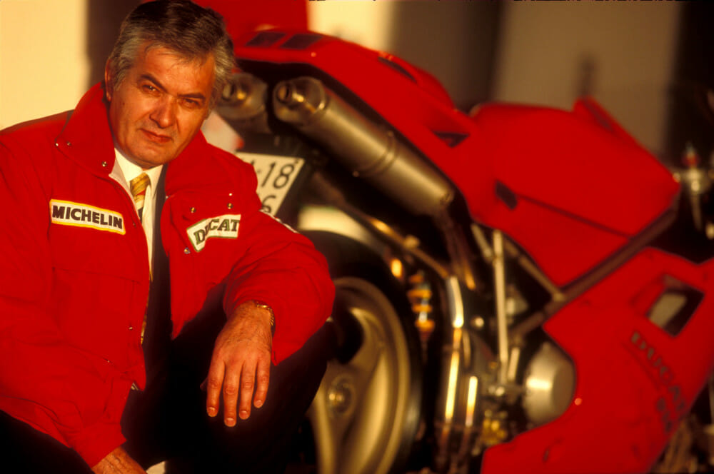 Massimo Tamburini—crafter of the 916 and known as the Michelangelo of Motorcycles.