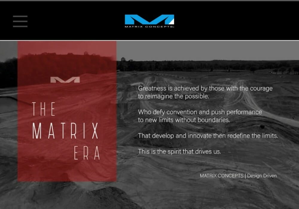 Matrix Concepts launches all new website