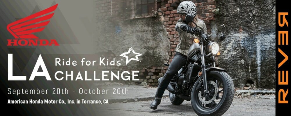 American Honda Motor Co. and Rever join forces in support of the Pediatric Brain Tumor Foundation’s upcoming Los Angeles Ride For Kids Event.