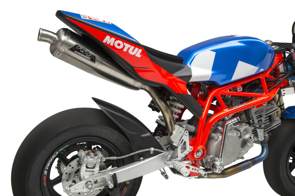 Yoshimura has released its RS-9T Titanium RS (Race Series) exhaust system for the Ohvale GP-0 190.