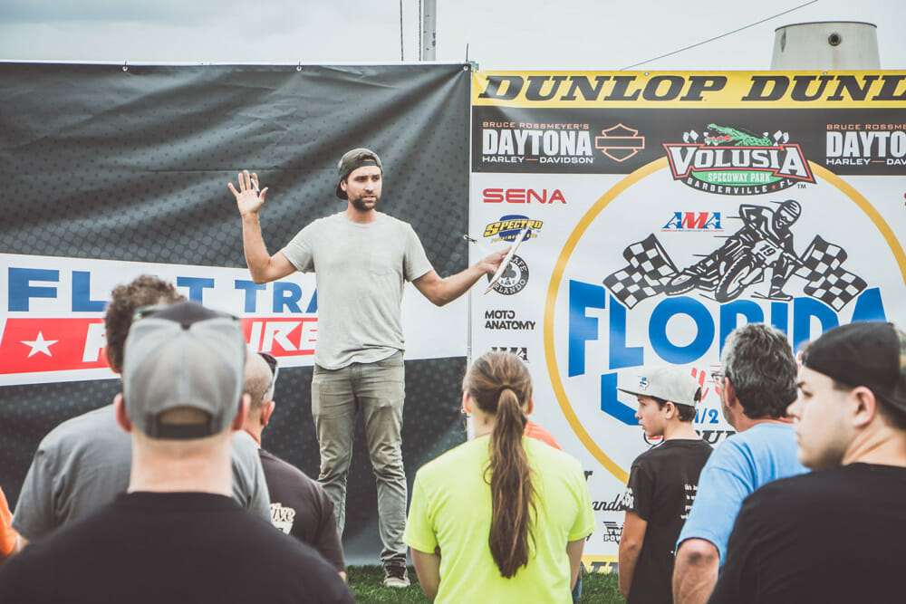 Tucker Powersports recaps the inaugural Flat Track Futures Dunlop Florida Fall Classic that took place over the weekend of October 19th at Volusia Speedway Park in Florida.