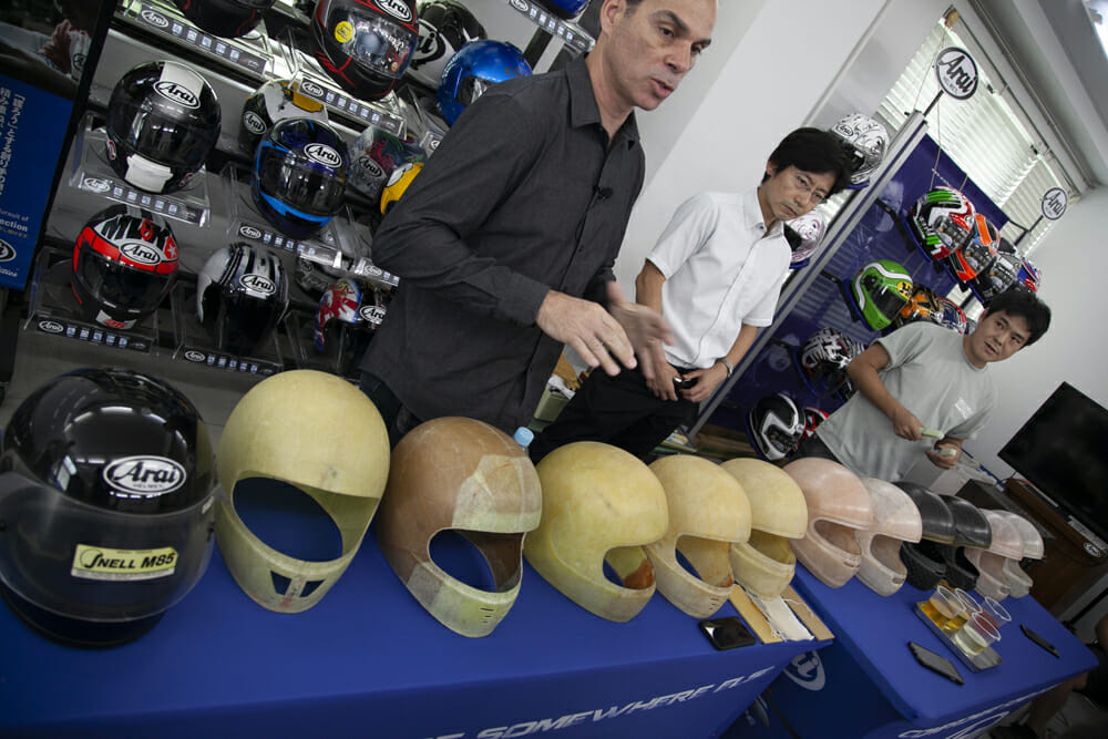 Arai Americas General Manager Brian Weston.