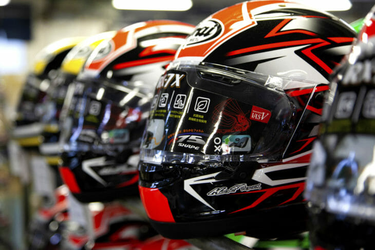 Arai Helmets Factory Tour | Arai Helmets are worn by some of the best motorcycle racers in the business, but the legendary Japanese company has always been very secretive about just what goes on behind closed doors—until now