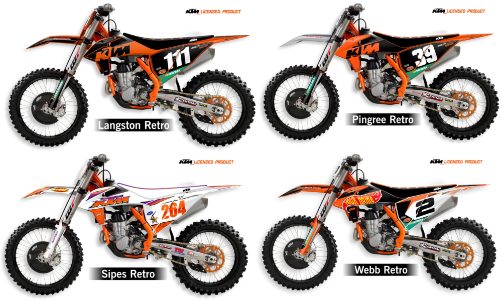 DeCal Works KTM Straight Rhythm Retro Graphics