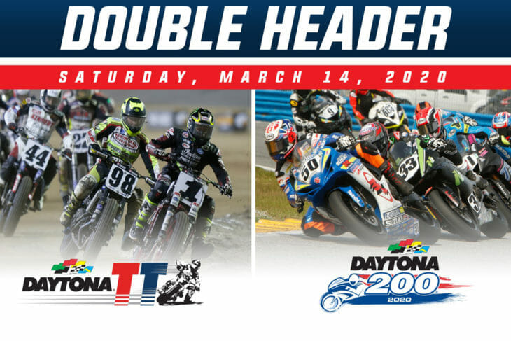 Daytona TT and Daytona 200 Combine for 2020 Doubleheader Event on Saturday, March 14