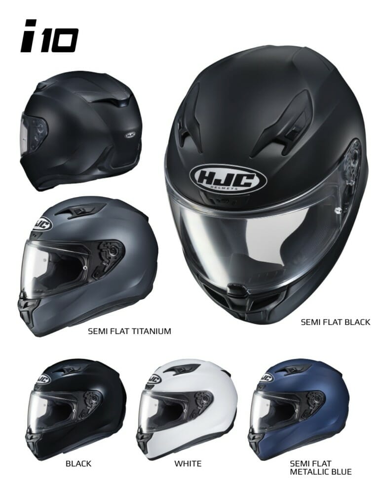 The brand-new i10 helmet from HJC replaces one of HJC's best sellers, the CL-17.