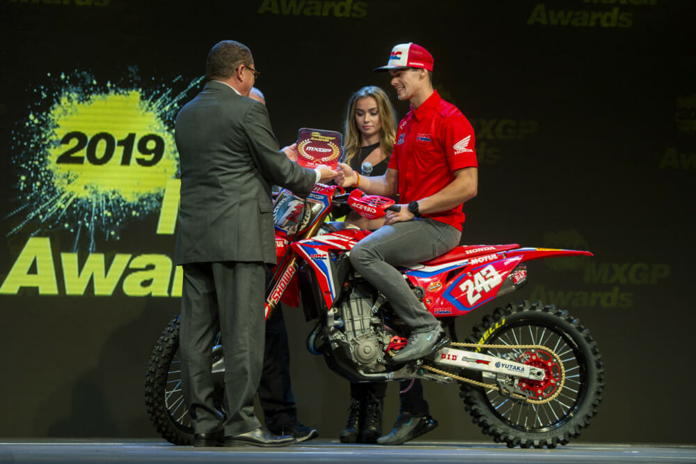 Team HRC at 2019 MXGP Awards Ceremony