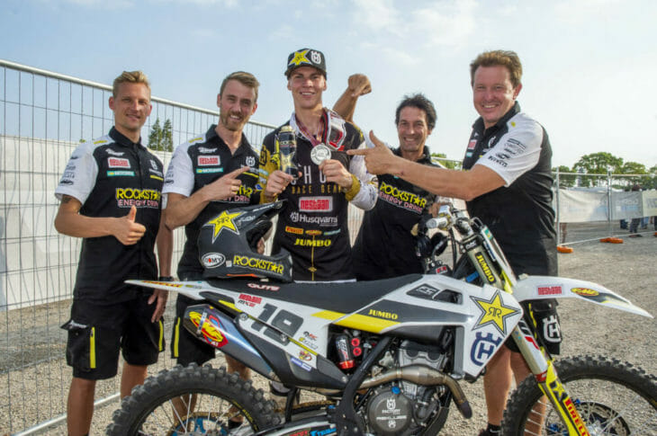 Husqvarna Motorcycles wish to formally thank Jacky Martens and the JM Racing team for their many years of service as Husqvarna Motorcycles’ officially supported MX2 representatives in the FIM Motocross World Championship.
