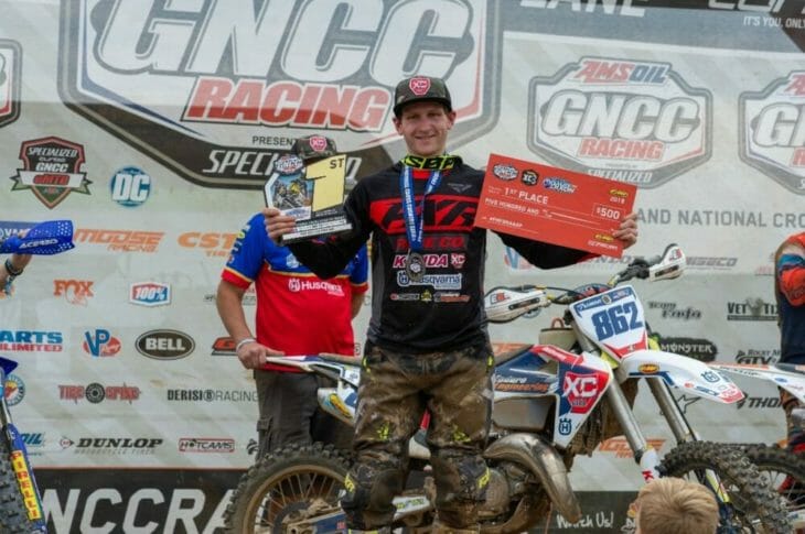 Jake Froman Wins XC3 125cc Pro-Am class at Mason-Dixon GNCC