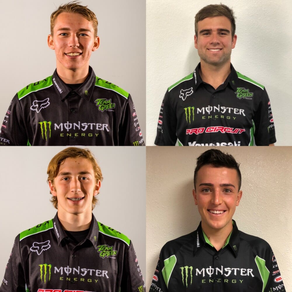 Monster Energy/Pro Circuit/Kawasaki Race Team Announces 2020 Roster for SX