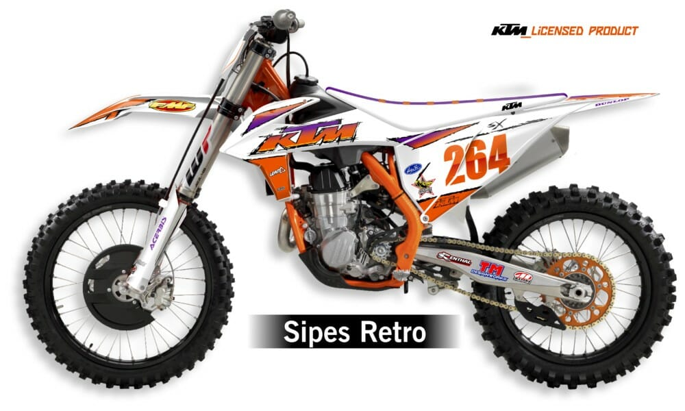 DeCal Works KTM Straight Rhythm Retro Graphics