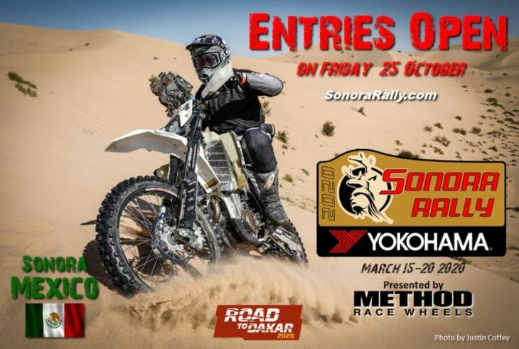 2020 Sonora Rally Registration Opens on October 25