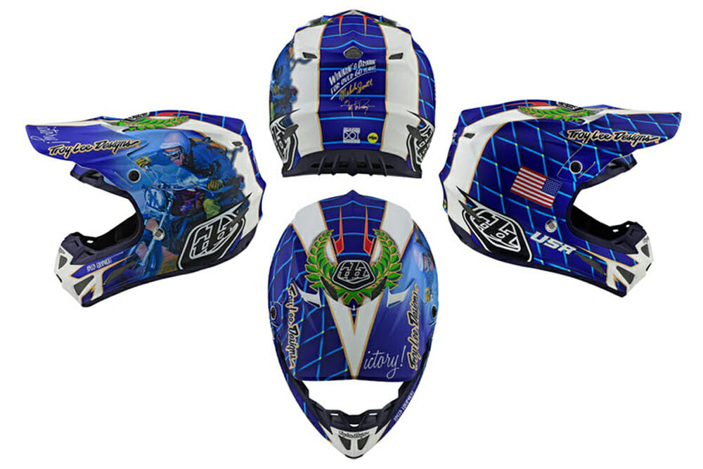 Troy Lee Designs SE4 Composite Helmet Featuring Malcolm Smith - Cycle News