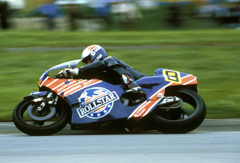 MOTO GP 1/24 N° 47 SERIE 1 HONDA NS 500 1984 RANDY MAMOLA  #3 MOTORCYCLE 