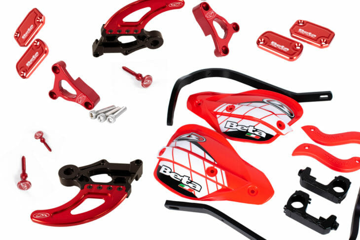 Beta USA has new parts and accessories for its lineup of bikes.