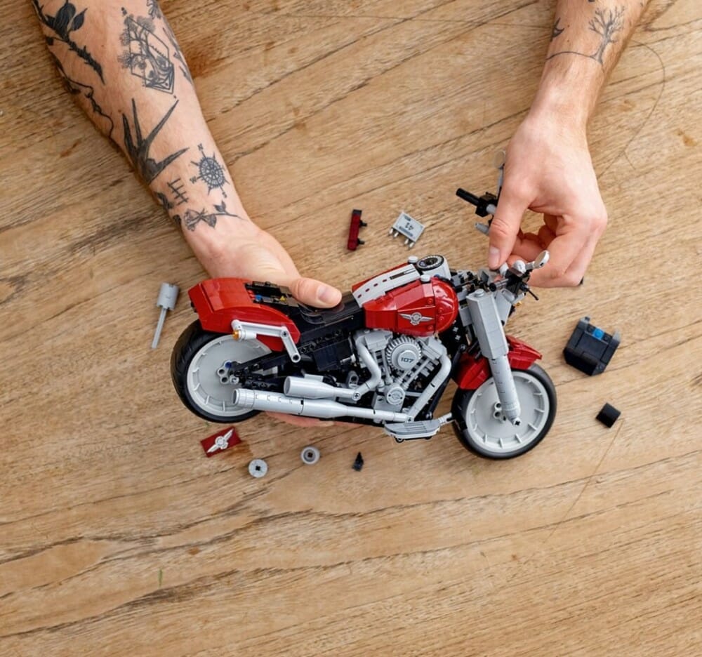 Harley-Davidson Fat Boy building set 