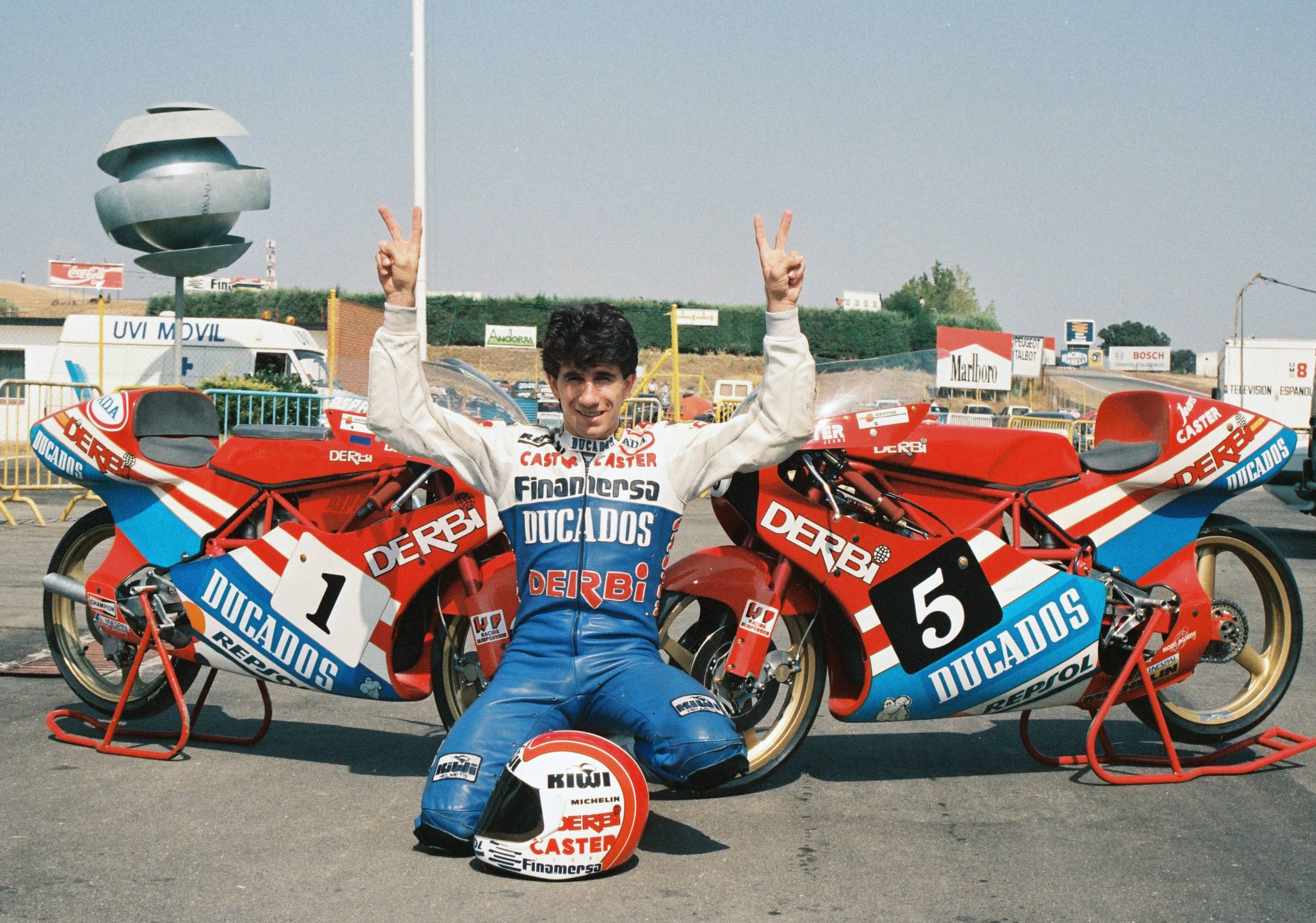 Four-time World Champion Jorge Martínez “Aspar” joins a select group of riders in the history of Grand Prix racing, including the likes of Ángel Nieto and Giacomo Agostini, as a MotoGP Legend.