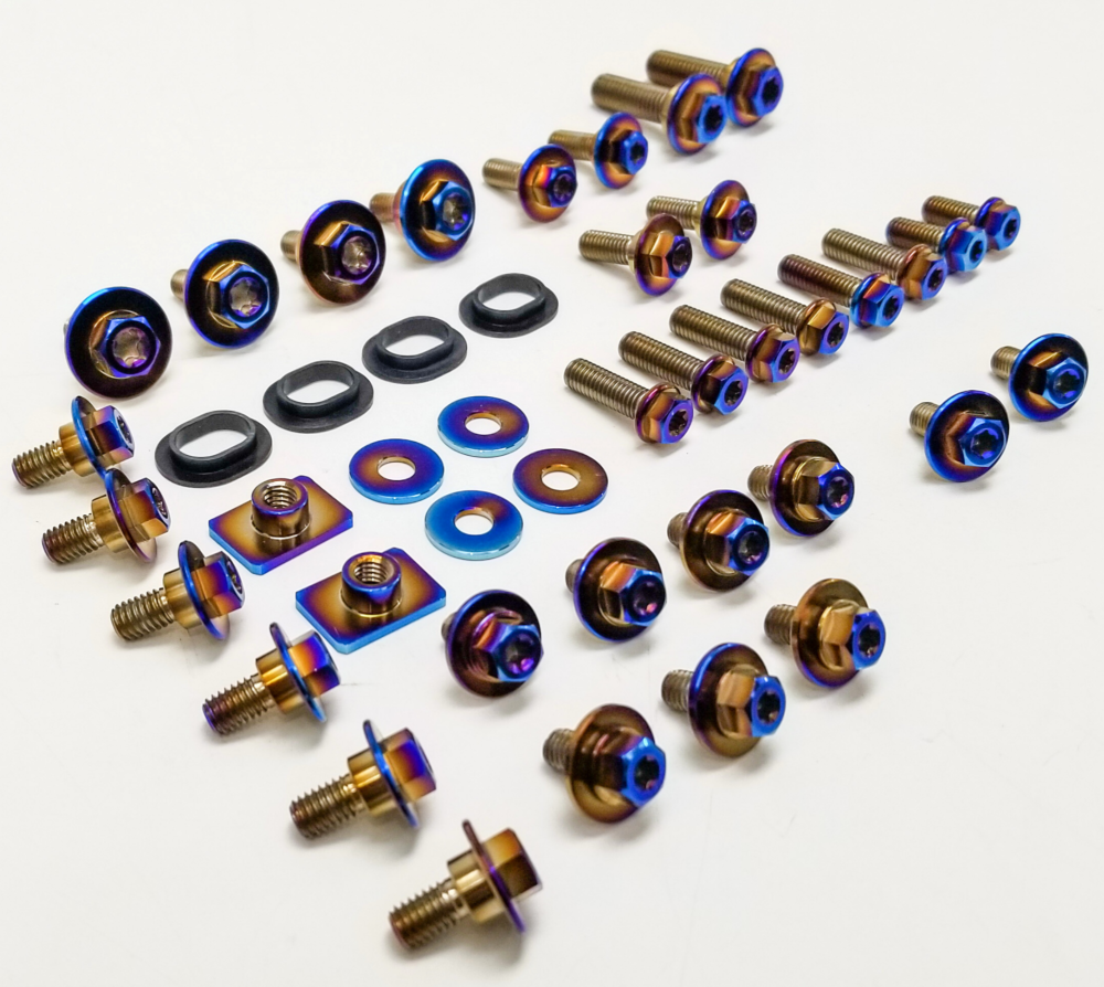 Warp 9 Racing's Titanium Body Bolt Kits