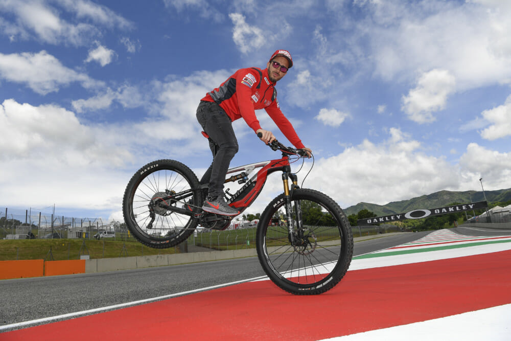 Ducati’s new e-bike, the MIG-RR e-mountain bike,