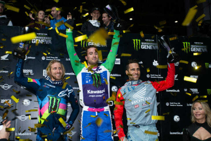 2019 Geneva Supercross Results Podium night one
