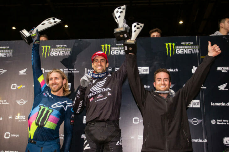 2019 Geneva Supercross Results SX1 Podium