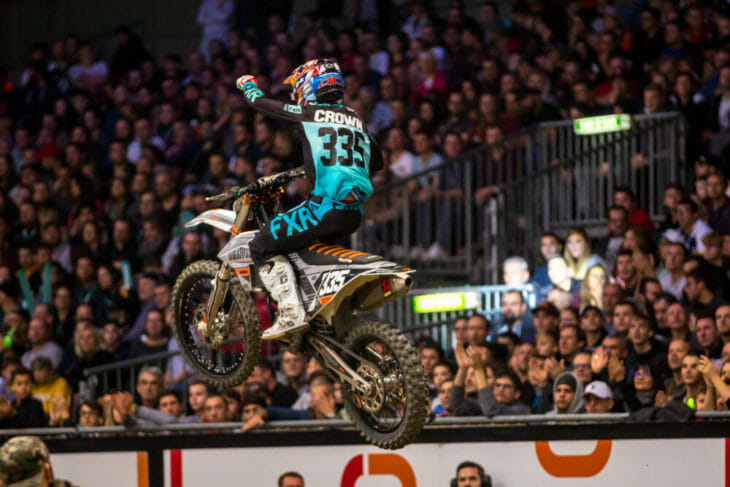 2019 Geneva Supercross Results SX2 night two Joey Crown Action