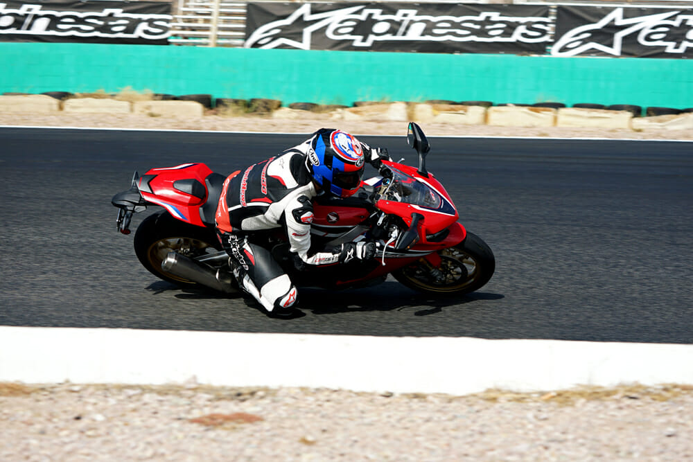 The abysmal surface at Willow Springs highlighted the limits of the first generation Ӧhlins electronic suspension.