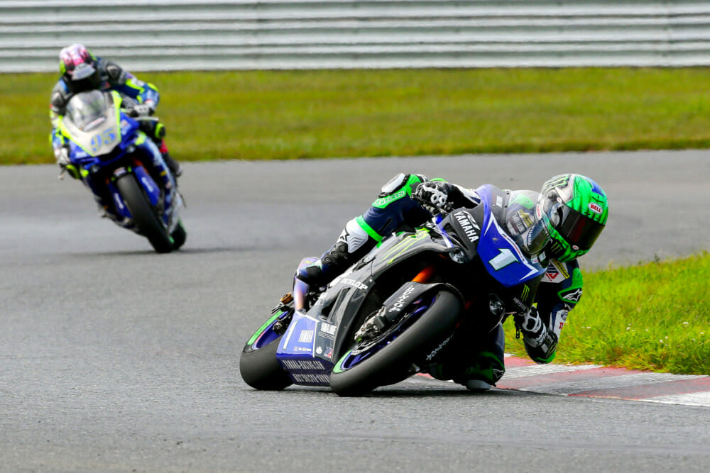 By MotoAmerica New Jersey, Cameron Beaubier could smell blood and took a commanding race two win.