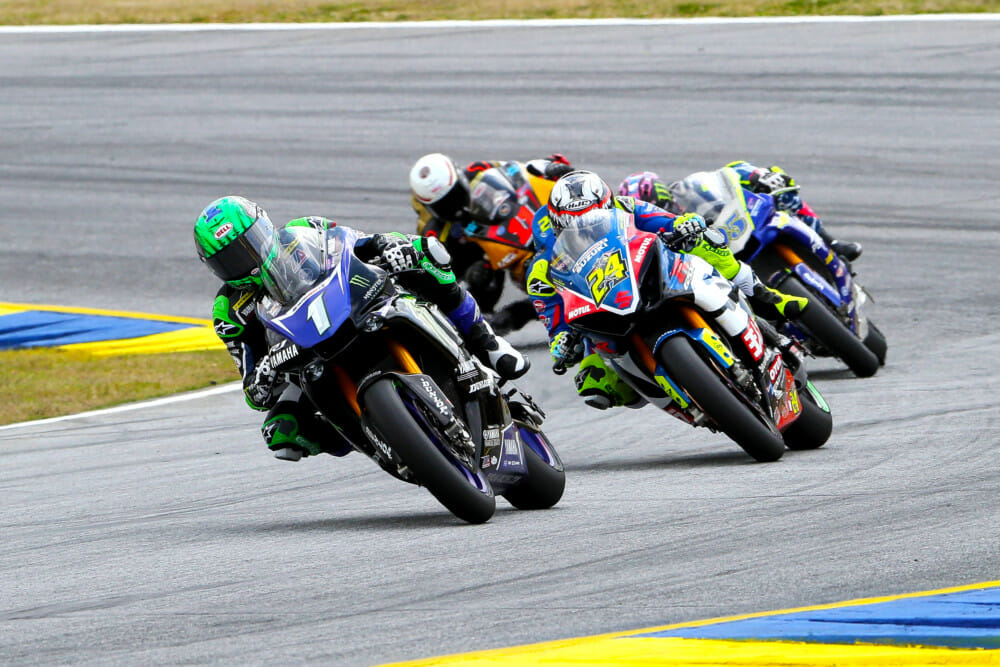 Cameron Beaubier got going early, taking the first race win of the year at MotoAmerica Road Atlanta.