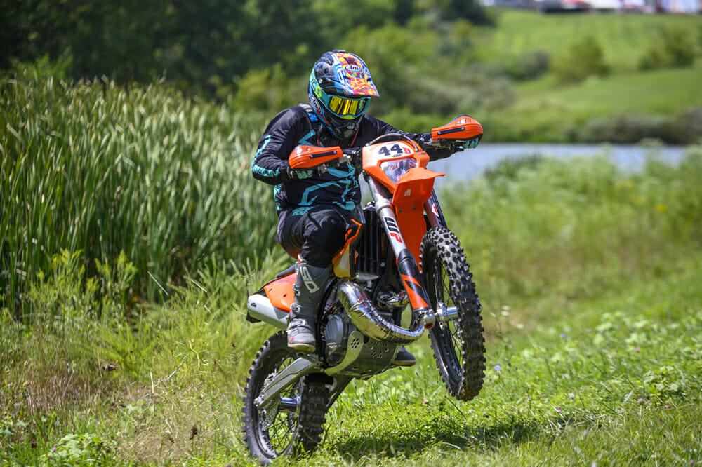 We went enduro racing for our 2020 KTM 250 XC-W TPI Review of KTM's TPI two-stroke to see how it competes.