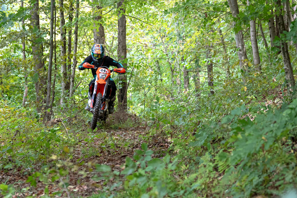 We went enduro racing for our 2020 KTM 250 XC-W TPI Review of KTM's TPI two-stroke to see how it competes.