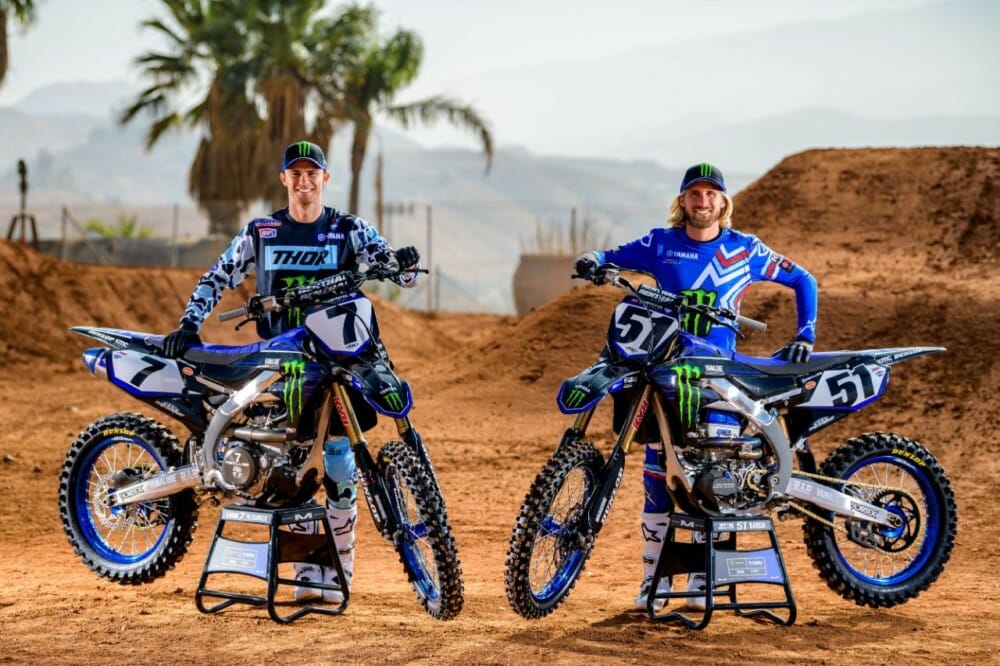 Monster Energy Yamaha Factory Racing Team’s Justin Barcia and Aaron Plessinger Ready for 2020 Return