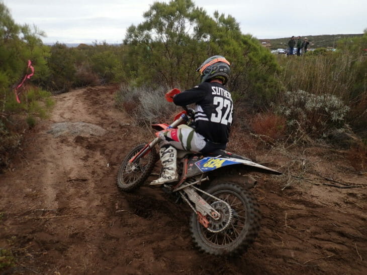 Gary Sutherlin racing the 2019 Los Ancianos MC Tecate Enduro