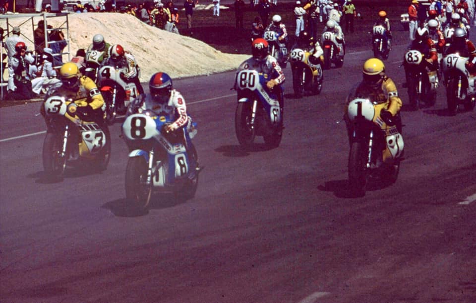 1977 BARRY SHEENE  KENNY ROBERTS PHOTO SUPER BIKE CHOOSE PRINT SIZE MOTOR RACING 