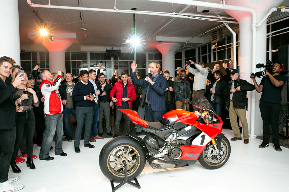 Ducati North America Raises Funds for Carlin Dunne Foundation With Successful Charity Auction in New York City