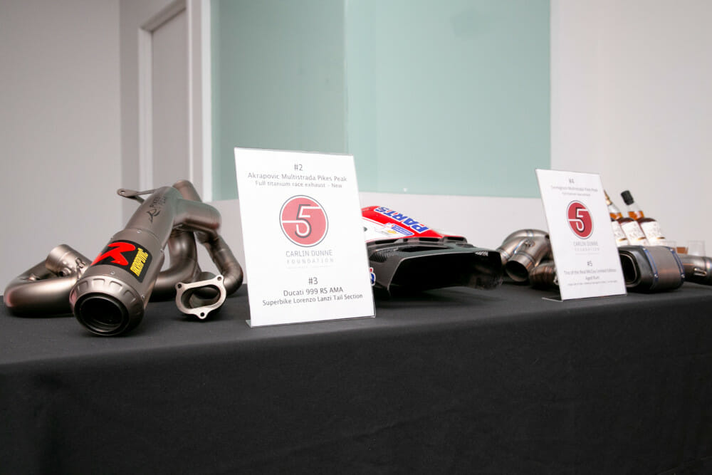 Ducati North America Raises Funds for Carlin Dunne Foundation With Successful Charity Auction in New York City