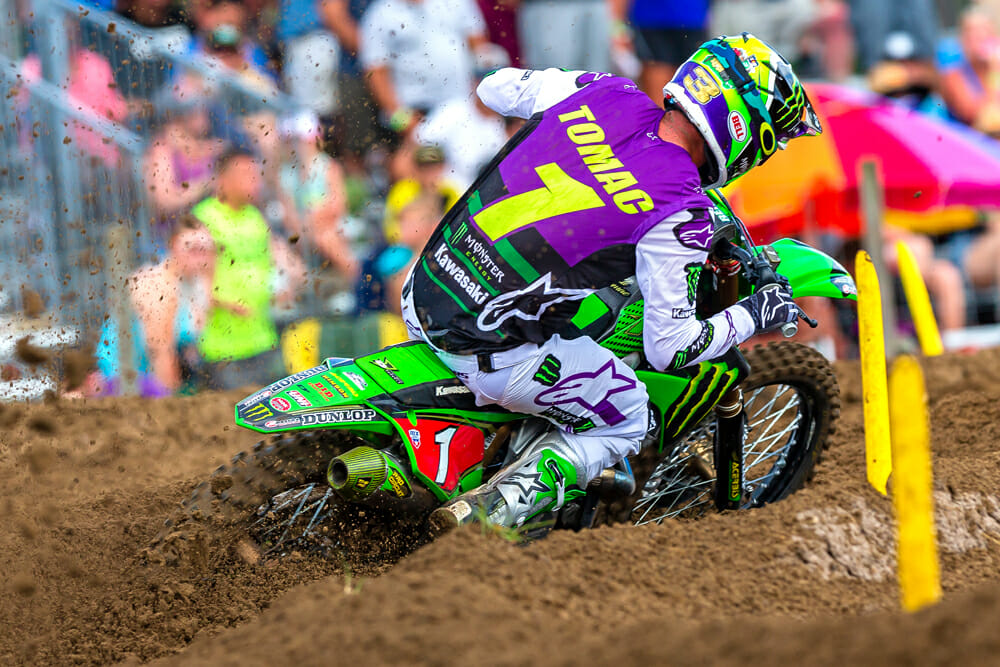 2019 450MX AMA Pro Motocross Champion Eli Tomac at Jacksonville, round five.