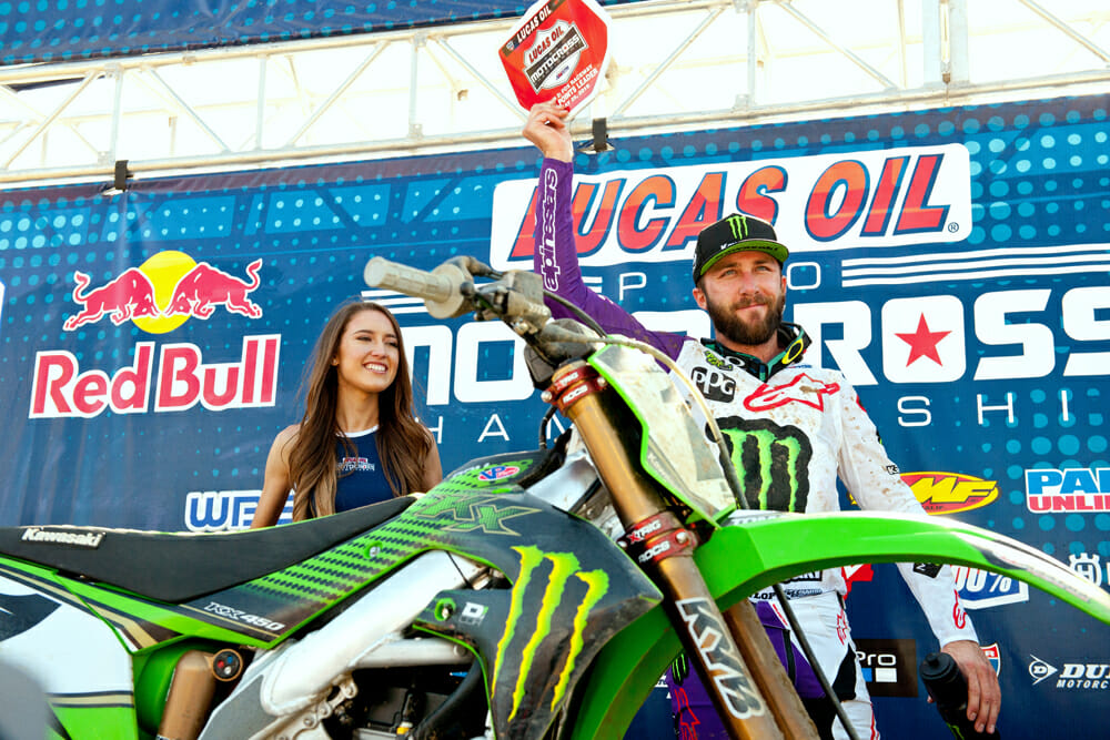 2019 450MX AMA Pro Motocross Champion Eli Tomac at Fox Raceway, round two.