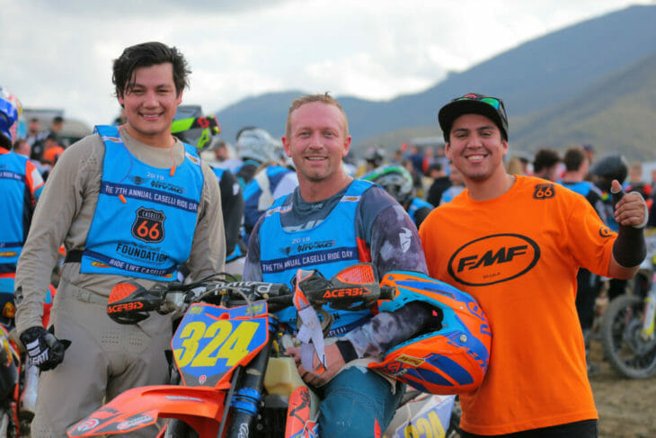 Gary Sutherlin and Eric Yorba at the 2019 Kurt Caselli Ride Day