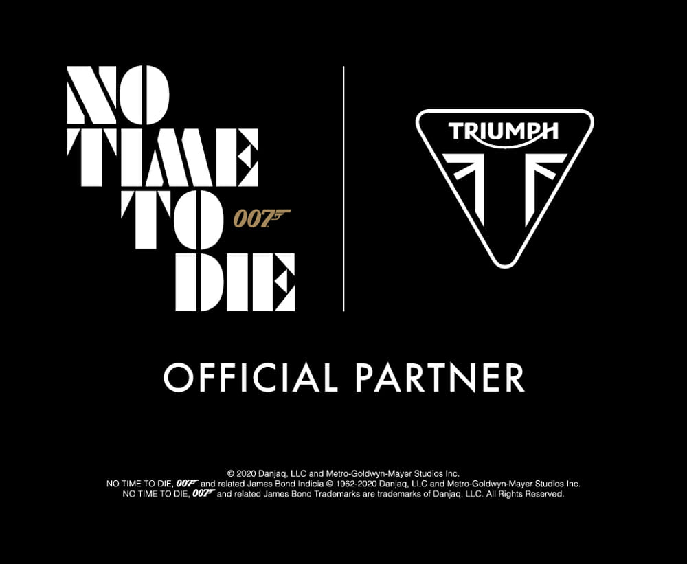 James Bond and Triumph Motorcycles Partner in No Time To Die